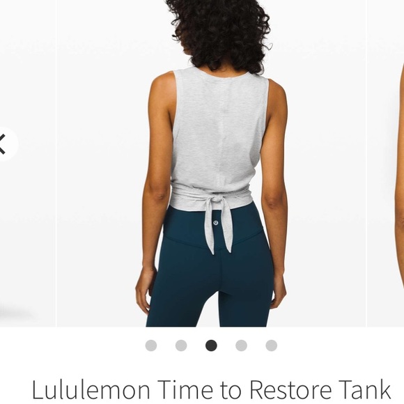Lululemon Time to Restore Tank - Sage Green Sz 2 - Picture 5 of 5
